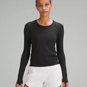 Lululemon black Swiftly Long Sleeve Top - Race/Waist Length
